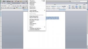 How to do a Word Count on Microsoft Word on a Apple MacBook Pro