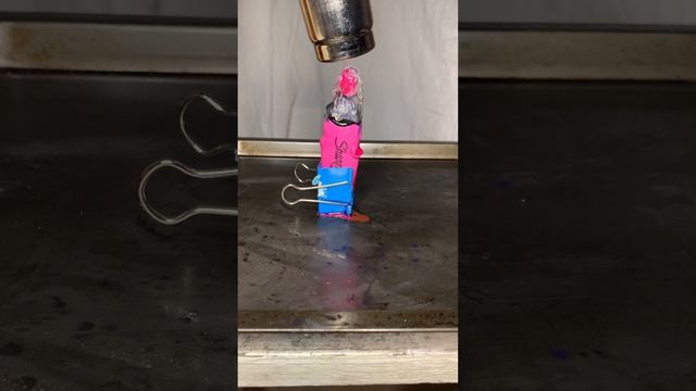 Heat Gun vs. Pink Highlighter!