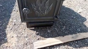 Чугунная печь Этна первая протопка