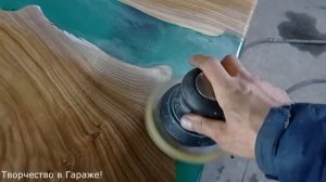Столешница с эпоксидной смолой