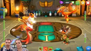 БолтушкА и ПРоХоДиМеЦ Получили ДРАКОНА ФАРАОНА! #128 - игра Легенды Дракономании