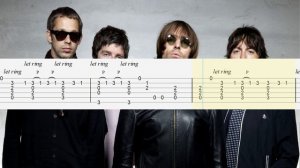 Wonderwall - Oasis | Guitar Tabs Tutorial (Fingerstyle, Bass guitar, chords)