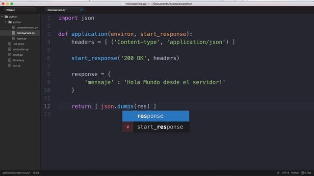 MicroServicios con Python - Bytes