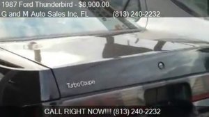 1987 Ford Thunderbird Coupe for sale in RIVERVIEW, FL 33578