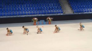 Групповые упражнения с булавами, КМС г.Новосибирск