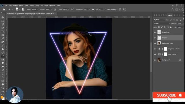 Photoshop Tutorial - Neon Light Glow Effect | Photo Manipulation Design | Photoshop