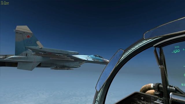 Простой полет парой на статический потолок (ведомый) смотреть онлайн