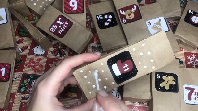 АДВЕНТ КАЛЕНДАРЬ 2022 СВОИМИ РУКАМИ БЮДЖЕТНЫЙ DIY