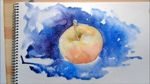 30 Day Challenge || Day 8 || how to paint apple || watercolor tutorial