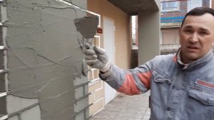 Как сделать Фасадный Декор из бюджетных материалов своими руками /Гротто и имитация кирпичной кладк