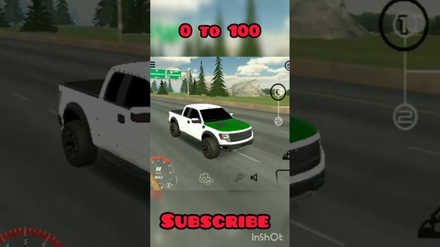 ||Ford 4by4 0 to 100 speed test | car parking multiplayer | #gameplay #2023