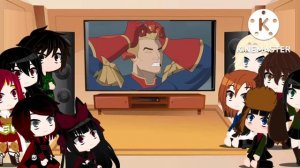GuP & GATE ft. Ruby & Akame react to Omni-Man vs Homelander | Gacha Club Reaction S2 Part 9 ( 1/3 )