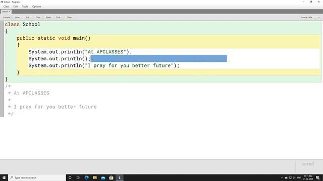 System.out.println in Java смотреть онлайн