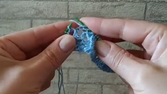 Aжурный‭ ‬узор‭ ‬спицами‭ ‬№31 Домики. Knitting‭ ‬pattern