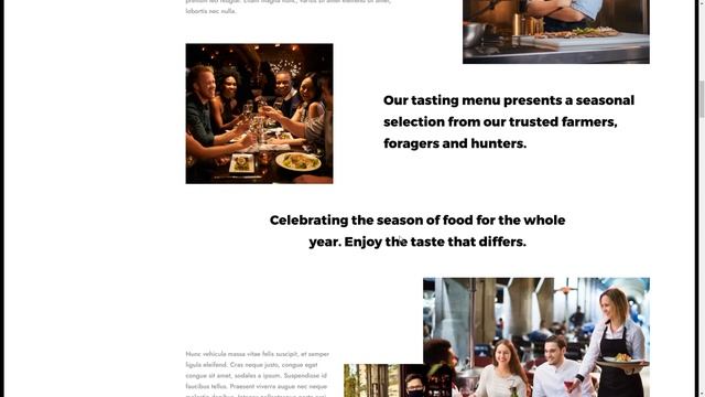 Foholic - One Page Restaurant Figma Template online gallery смотреть онлайн