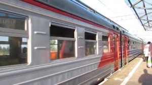 ЭР2к-901 прибывает на станцию Ораниенбаум-1 ОК ж.д.