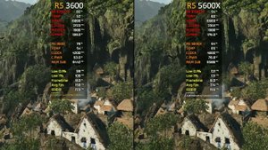 RYZEN 5 3600 vs RYZEN 5 5600X | RX 6700 XT 12GB | Test in 12 Games at 1080p | 2022