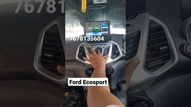 Ford Ecosport Android Stereo Installation With Canbus | All Company Fitted Features Working