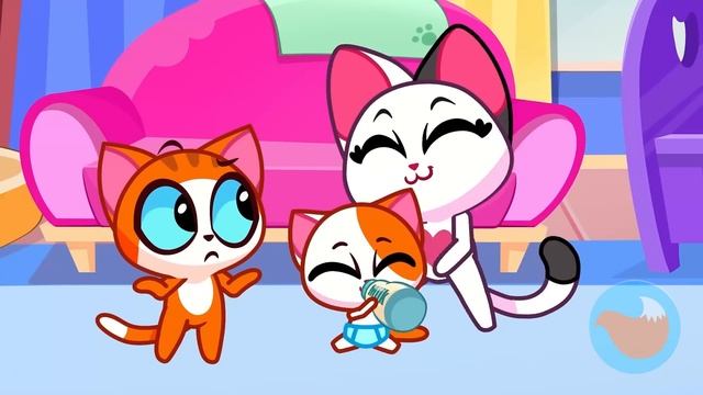 BUCKLE UP! ✈️ Restroom in the Airport ? Airplane Safety Rules Cartoons for Kids by Purr-Purr Tails смотреть онлайн