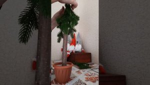 Новогодняя ёлка своими руками . Интерьерная ёлка.