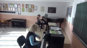 04.01.2020 Cassia Lott: Mira Marchenko' Master class, Music school, Budva, Montenegro