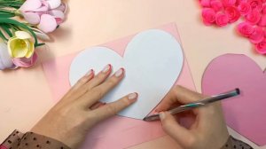 ♥️Открытка на День Матери своими руками?/поделки из бумаги