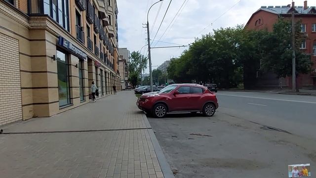 НОВОСИБИРСК 4К/ПРОГУЛКА ПЕШКОМ ПО УЛ.КРАСИНА/ДЗЕРЖИНСКИЙ РАЙОН/NOVOSIBIRSK KRASINA STREET WALK/08.2