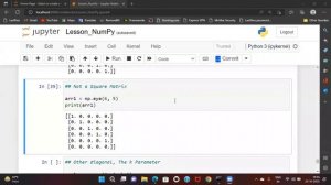 Learn NumPy - 006: NumPy 2-d array creation using intrinsic functions