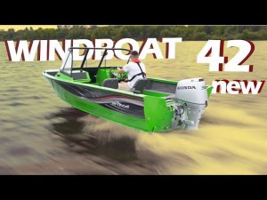 ДВУХКОНСОЛЬНАЯ лодка ВИНДБОТ 42 DC EVO! Обзор новинки 2022 и интервью с производителем!!!