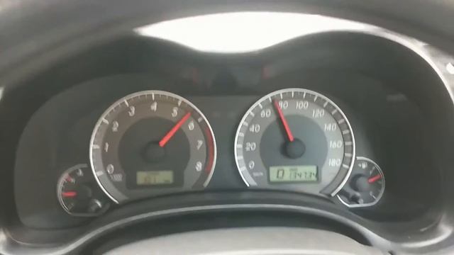 Toyota Corolla Fielder NZE141 - разгон с 0 до 100 км/ч смотреть онлайн