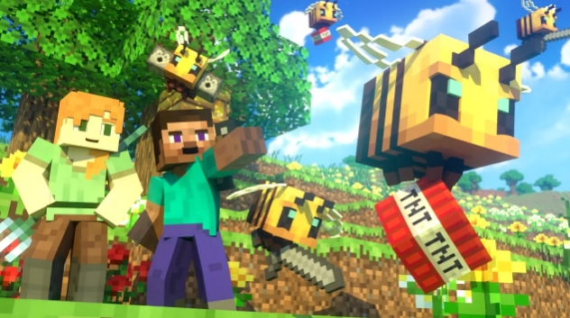БИТВА ПЧЕЛ - Жизнь Алекса и Стива (Анимация Minecraft)