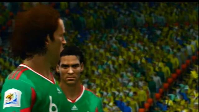 2010 FIFA WORLD CUP SOUTH AFRICA TM brasil 3 x 0 mexico FASE DE GRUPO RUMO AO HEXA PARTE 2