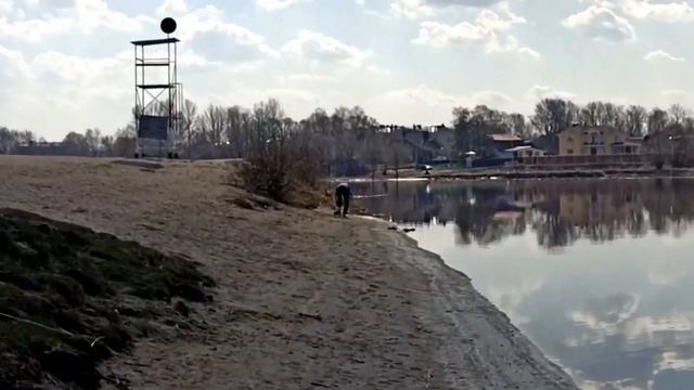 Набережная в Ярославле, сегодня 12 апреля 2023 года. Радуемся ранней весне. Погода в Ярославле.
