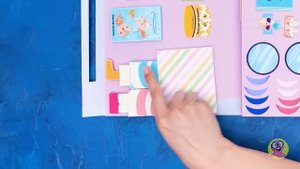 Макияж и прическа для бумажной куклы | Потрясающее преображение