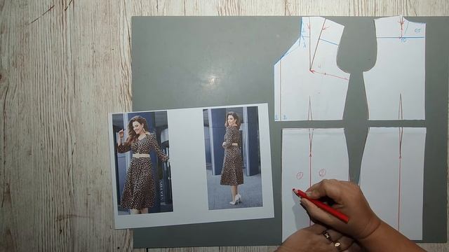 ПЛАТЬЕ с расклешённой юбкой. Классика №788 смотреть онлайн