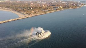Балтийск. Десантный корабль на воздушной подушке "Зубр".  Калининградская область. (Fimi A3)