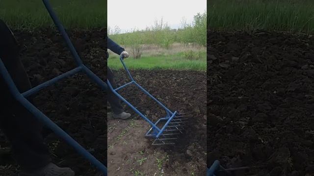 Чудо-лопата для копки огорода с разрыхлителем своими руками..весна 2021год. смотреть онлайн
