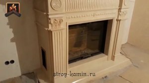 Топка АСТОВ ПС 9074 в авторском камине от мастеров компании Строй-Камин: изготовление и монтаж