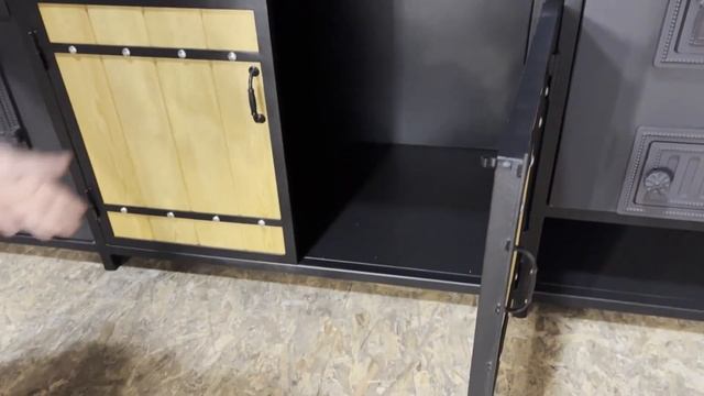 Мангальная , барбекю кухонная зона с коптильней, печкой и мангалом для дачи смотреть онлайн