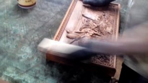 мастер класс вощение и патинирование 3d panno