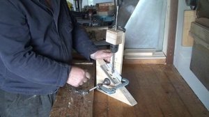 Приспособление для сверления отверстий в балясинах и тетиве лестниц, часть 2