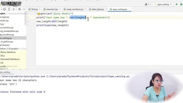 P_12 Type Checking, Type Error and Type Conversion | Type Casting in Python