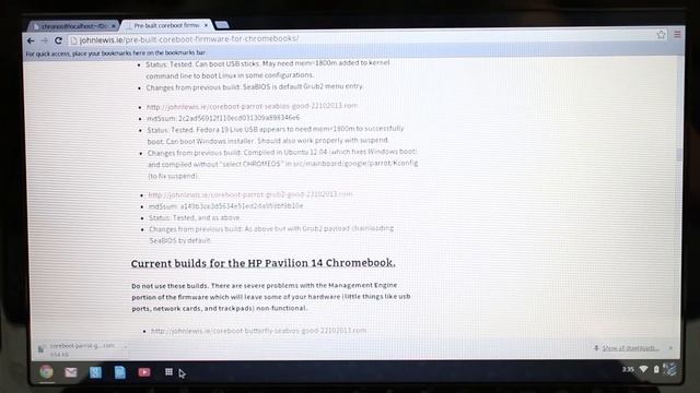 Natively Running Windows 7 on Acer C7 Chromebook смотреть онлайн