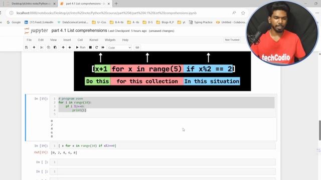 Python List Comprehensions and Nested Lists | Python Tutorials | #part 4.1