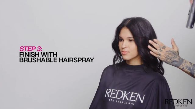 How to Use Redken Thermal Spray + Brushable Hairspray смотреть онлайн