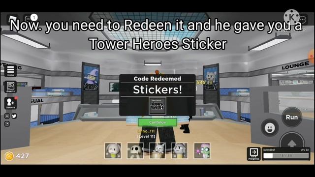 HOW TO GET Tower Heroes Sticker in CODES! Tower heroes (ROBLOX) смотреть онлайн