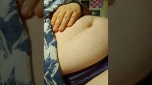 Животик урчит от еды ?