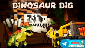 Minecraft bedrock Dinosaur Dig Trailer