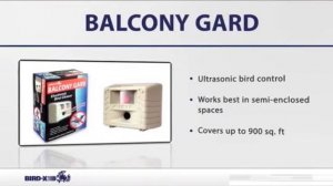Balcony Gard   ультразвуковой отпугиватель птиц с датчиком движения