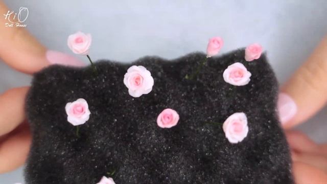 ?Как слепить розы из лёгкого пластилина!?✨Миниатюрные цветы для кукол своими руками!✨DIY